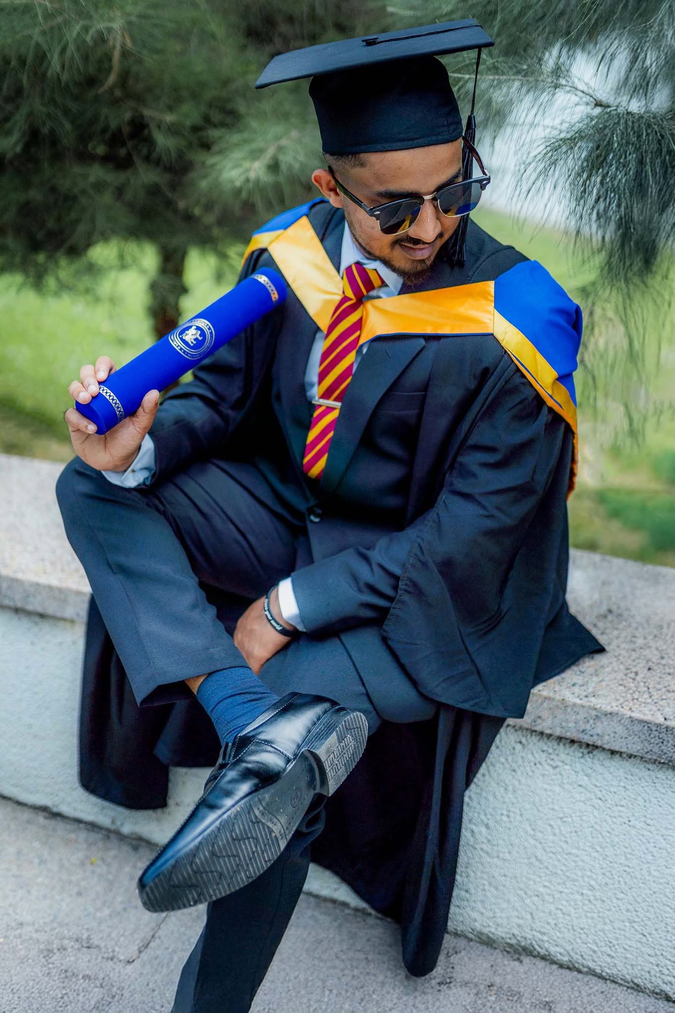 Graduation portrait photography session in Colombo, Sri Lanka