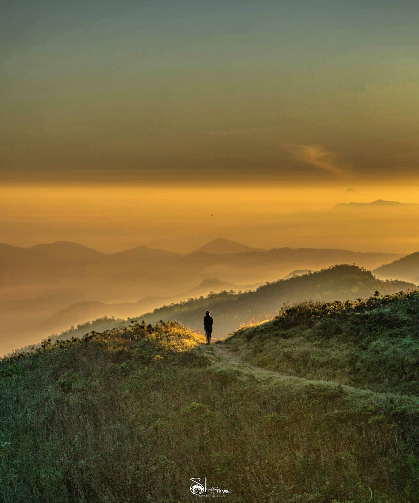 Hill country sunrise travel photography in Sri Lanka