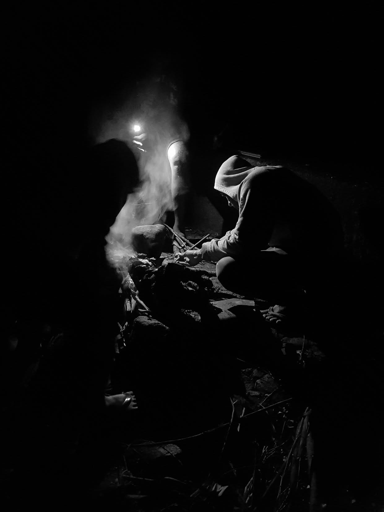 Night camping adventure travel photography in Sri Lanka